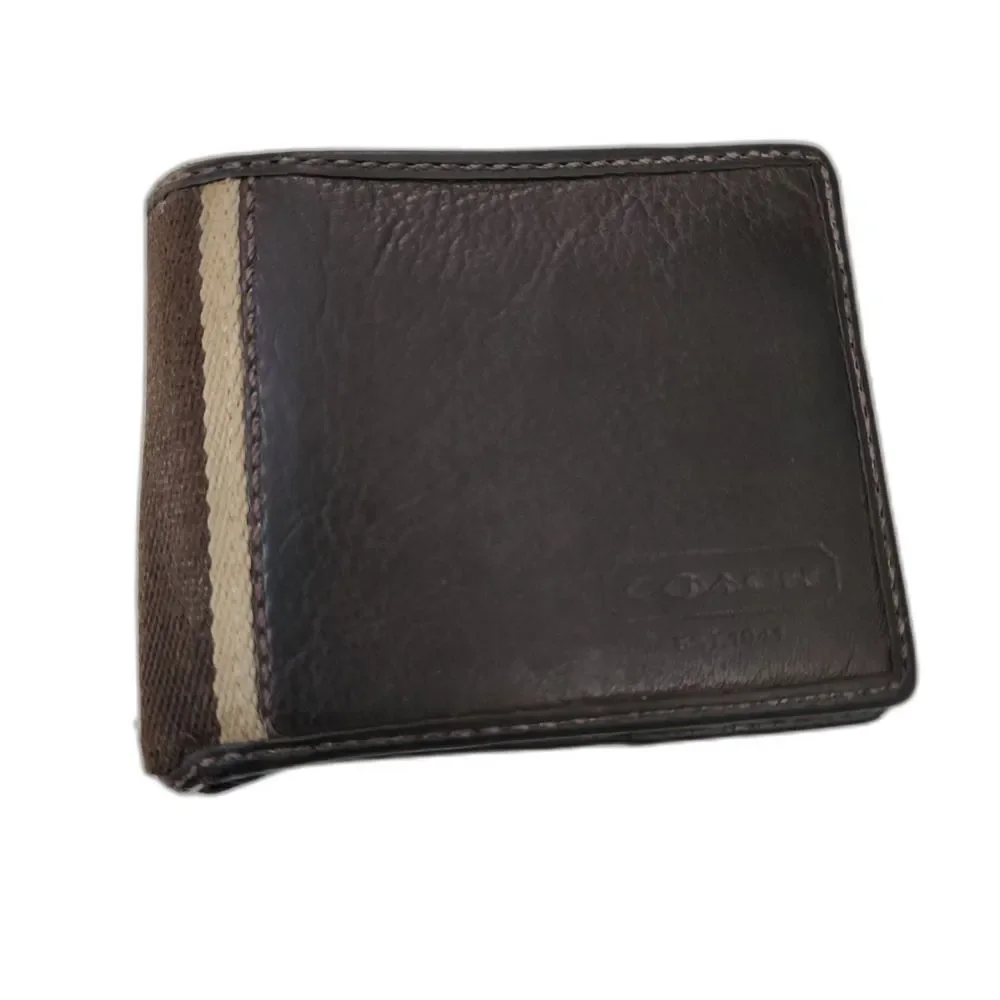 Coach Men's Compact Wallet Leather
